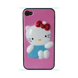 酷玛特苹果iphone 4G 4代手机套手机壳保护套浮雕Kitty猫04