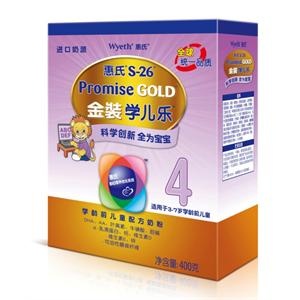 惠氏 s-26金装学儿乐 400g/盒