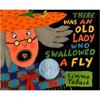 There Was an Old Lady Who Swallowed a Fly (Caldecott Honor Book)《吞苍蝇的老太婆》（1998年 凯迪克银奖绘本，精装 ISBN9780670869398）
