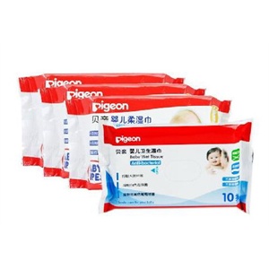 贝亲-婴儿柔湿巾80片*3+卫生湿巾10片组合装 (KA36*3+KA30) PL136