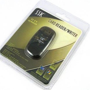 SSK 飚王 SD读卡器 水晶SD读卡器 SCRS026