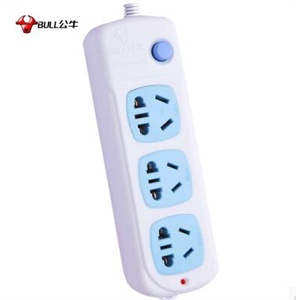 公牛 出国变压器 GN-P1W 1.8米 220V-110V互变 60W 赠送美标