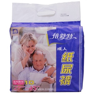 倍舒特 成人纸尿裤（尿不湿）适用臀围68CM-114CM/10片单包