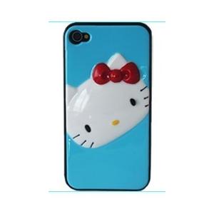 酷玛特 苹果iphone 4G 4代手机套手机壳保护套浮雕Kitty猫05