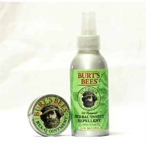 Burt's Bees小蜜蜂柠檬草防蚊液118ml+紫草膏15g夏日套装