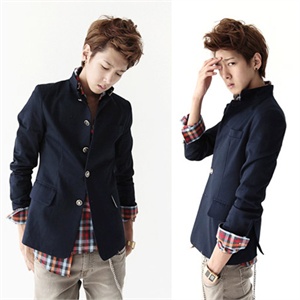 2011秋冬新款日本校服 立领小西装/复古中山装 233Y01F75