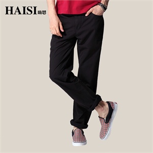 HAISI 嗨思 新款时尚休闲纯棉男士休闲裤 S1XA01