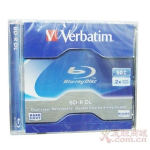 威宝（Verbatim）蓝光盘片BD-R DL 2速 50GB 日产蓝鲸 单片装