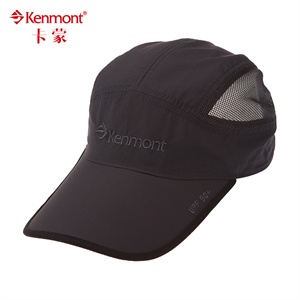 KENMONT凯蒙特 帽子 男士 鸭舌帽 防紫外线帽子 加长帽檐KM-0282