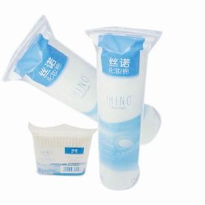 丝诺 高级化妆棉80片*2（圆形）+棉签100支（袋装）