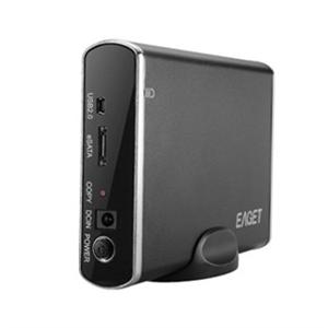 忆捷H100A3.5寸1TB带ESATA桌面王1T移动硬盘