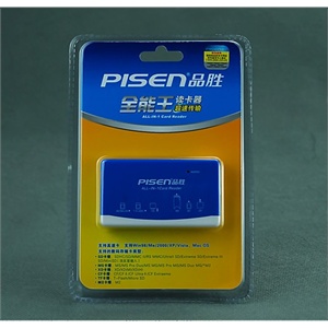 Pisen品胜 全能王读卡器 TF SD读卡器 MS RSMMC M2读卡器