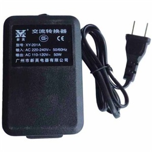 新英XY-201A 220V转110V电源变压器/交流转换器50W国外设备国内用