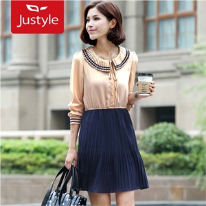 JUSTYLE 2012 夏季 秋季新款 复古海军风 连衣裙JTL37123124
