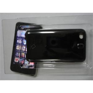卡登仕 苹果ipod touch4 4代 经典玲珑套 硅胶套 保护套 黑色