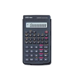 得力文具 办公用品 1704 计算器 10位科学函数计算器