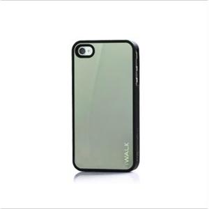 最新款! IWalk iPhone 4 4S 镜面 保护套 彩壳 型格灰