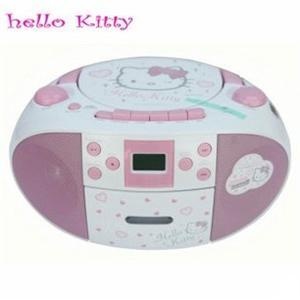 hellokittyCD机KT-CD11 CD播放机 收录机 面包机 胎教机