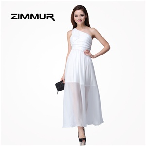 ZIMMUR 夏装 春装 宴会典礼真丝 长裙 Z12XQW513W0 连衣裙 显瘦