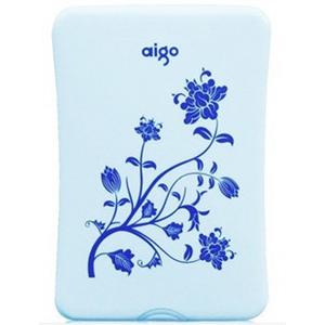 Aigo爱国者 HD602 640G 移动硬盘 2.5寸青花瓷超薄硬盘 USB2.0