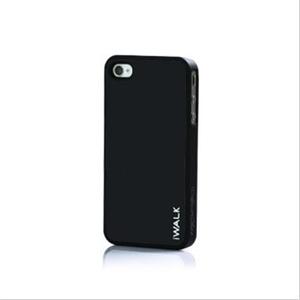 最新款! IWalk iPhone 4 4S 镜面 保护套 彩壳 檀木黑