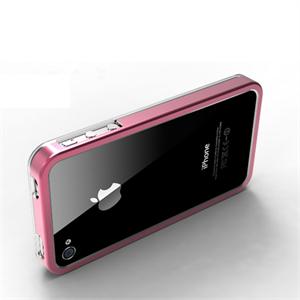 新品英国 Pinlo Aluminum Case 铝合金边框/壳for iPhone 4 黑