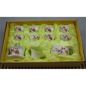 瑞恒逸品精美茶具雀梅12件套