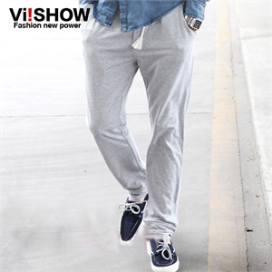 viishow 秋装新款 运动裤 男 棉休闲裤 宽松休闲小脚长裤