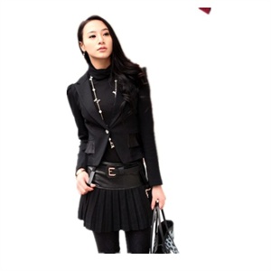 Paydaily女装 2011年秋冬装新品时尚翻领个性百搭休闲西服A110116
