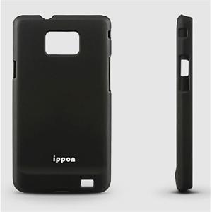 IPPON 三星 I9100 I9108 保护壳 手机壳 保护套 磨砂彩壳 黑色