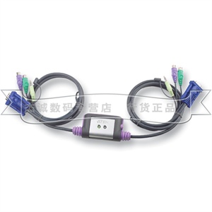 ATEN KVM 多电脑切换器 CS62A|CS-62A 2口PS/2带音频