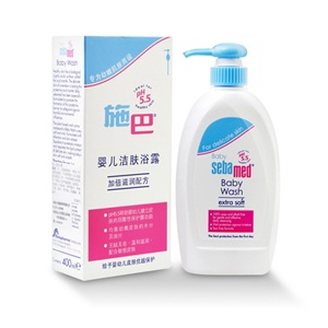 施巴 婴儿洁肤浴露400ml