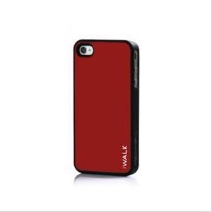 最新款! IWalk iPhone 4 4S 镜面 保护套 彩壳 玛瑙红