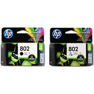 惠普（HP）CH563ZZ 802黑彩墨盒套装 适用机型 HP Deskjet 1050