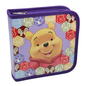 40片装大容量正版迪士尼卡通CD包/CD盒(DSN160-1340维尼紫色)