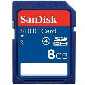 闪迪 SanDisk 8GB 内存卡 SD 8G Class4 SDHC 高速卡