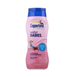 【货到付款】Coppertone水宝宝水嫩防晒乳液/霜SPF50PA+++ 237ml