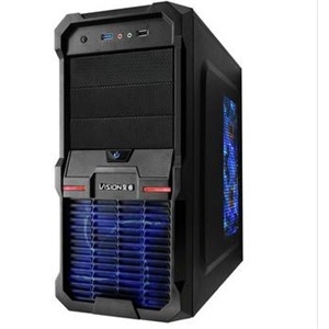 至睿（Vision）战斧X8 机箱（倒置38度架构/USB3.0/全黑化）黑色