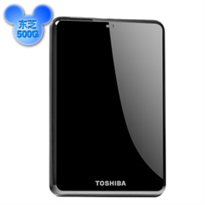 东芝/TOSHIBA 2.5英寸 黑甲虫系列 原装移动硬盘 USB2.0 500GB