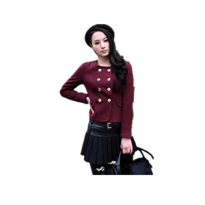 Paydaily女装 2011年秋冬装新品时尚个性双排纽扣西服08160215