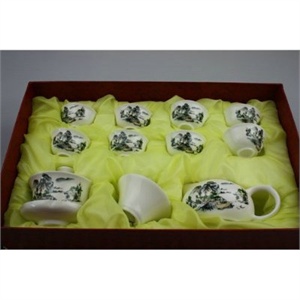 瑞恒逸品精美茶具山水12件套