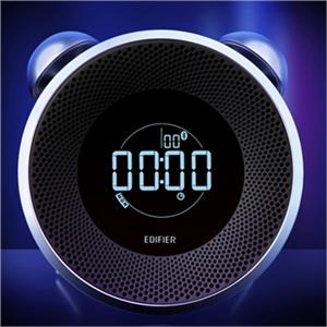漫步者（EDIFIER）M0 BLUE 集数显闹钟、FM、AUX in为一体的音箱