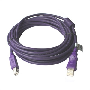 【当当自营】 MillionWell 金佳佰业 高速USB2.0 紫色打印线 5米 AM/BM