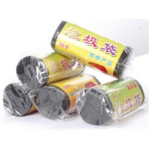 吉满j0001 彩色点断式垃圾袋(50只装) 环保垃圾袋50*60cm