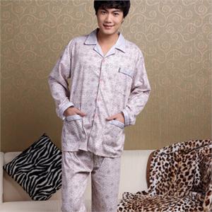靓舒帛世家 2011春装 男士休闲针织棉长袖家居服套装Q066