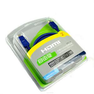 开博尔 自由旋系列HDMI线材 2米 1.4版本（接口可旋转）