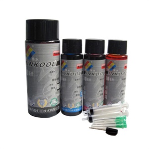 INKOOL 碳零专业级惠普墨盒填充墨水180ML套装+工具 HP墨盒专用