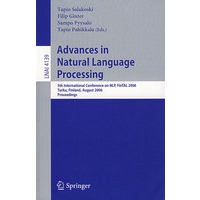 Advances in Natural Language Processing 自然语言处理进展： FinTAL 2006/会议录