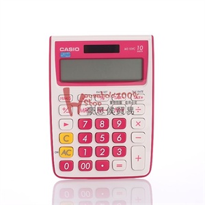 【正规授权经销商】原装正品CASIO卡西欧MS-10VC-RD商务式计算器