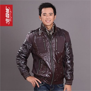 2010冬季新款 北极绒羽绒服专柜正品男式时尚休闲981005厂家直销